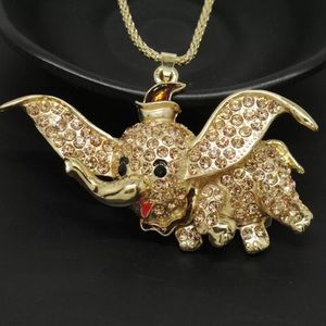 Golden Elephant Necklace